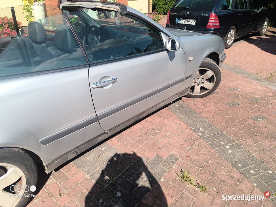 Merceds CLK kabriolet klasyk z gazem nieuszkodzony Drołtowice