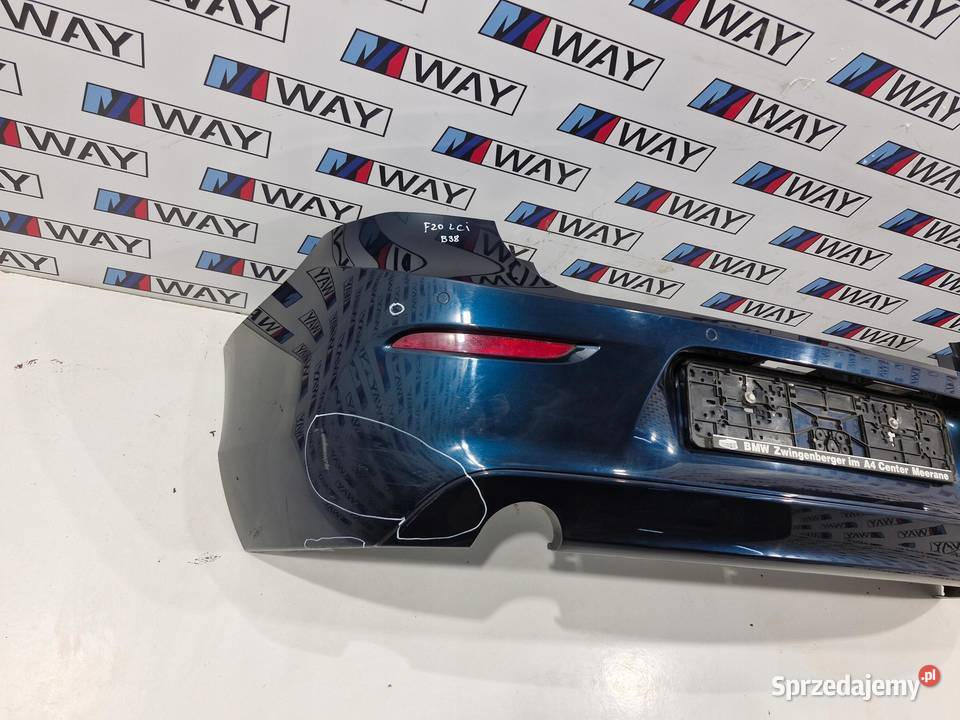 BMW F20 F21 LCI ZDERZAK TYLNY 4 PDC ORYGINAŁ B38