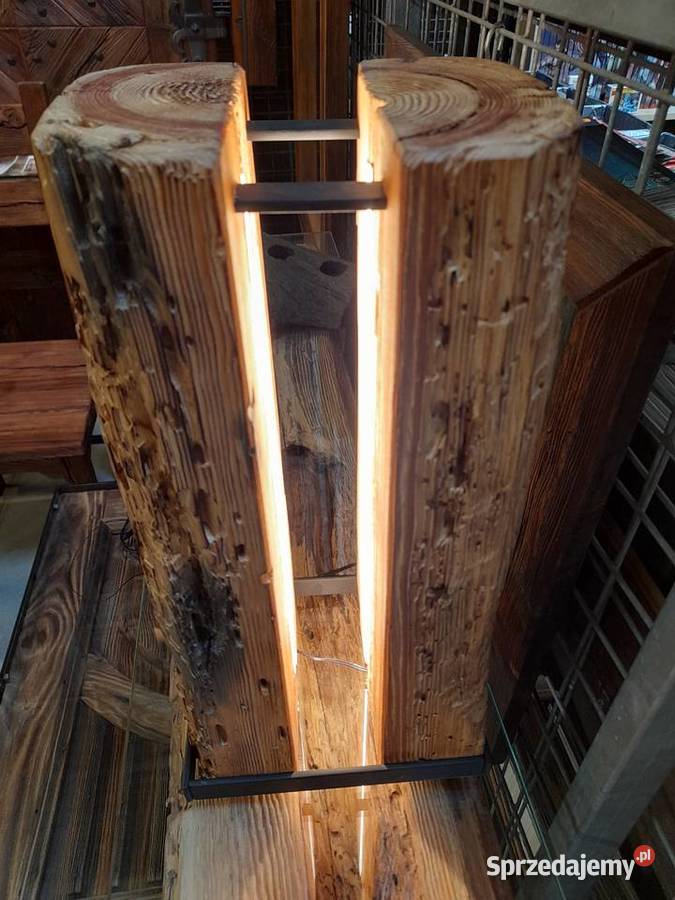 Lampa ledstare drewno inny kolor sprzedam