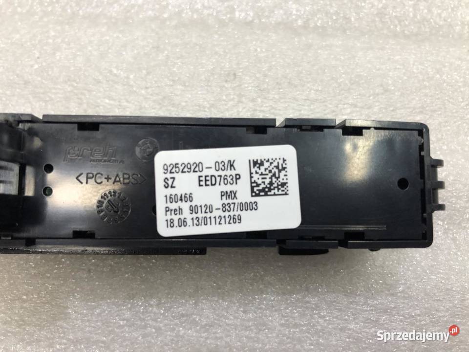 PANEL PRZYCISK OBSŁUGI SPORT BMW F30 F31 9252920