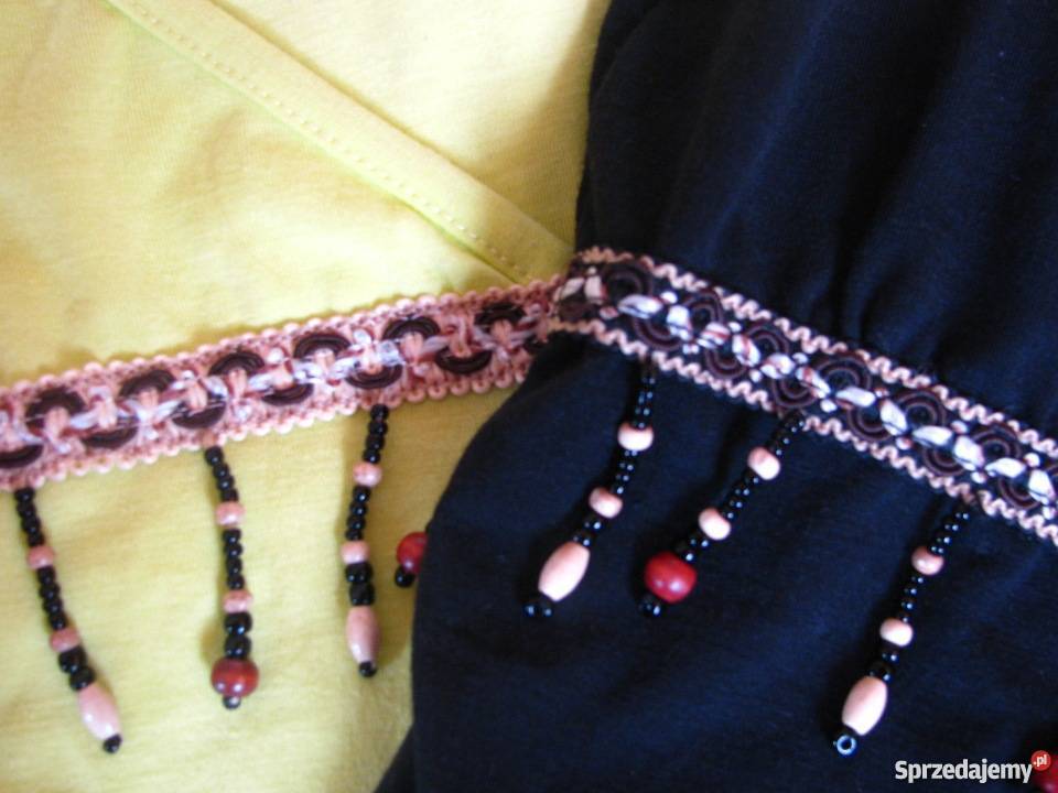 Koszulka top na ramiączkach z aplikacją r L Wrocław sprzedam