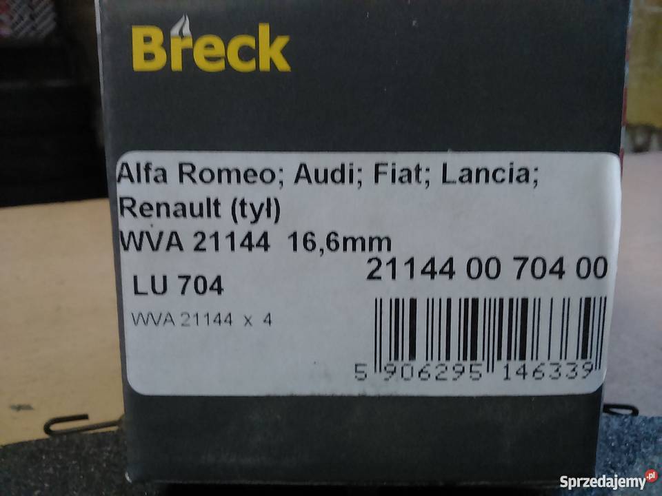 Klocki hamulcowe AUDI FIAT LANCIA RENAULT ALFA klocki Ciechanów