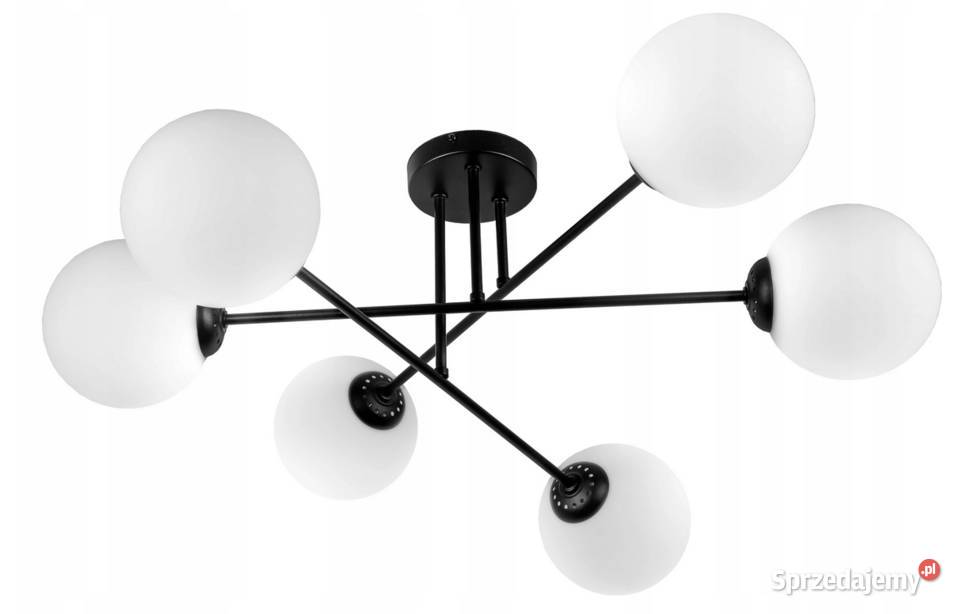 LAMPA SUFITOWA PLAFON ŻYRANDOL LOFT EDISON Kule Choroszcz