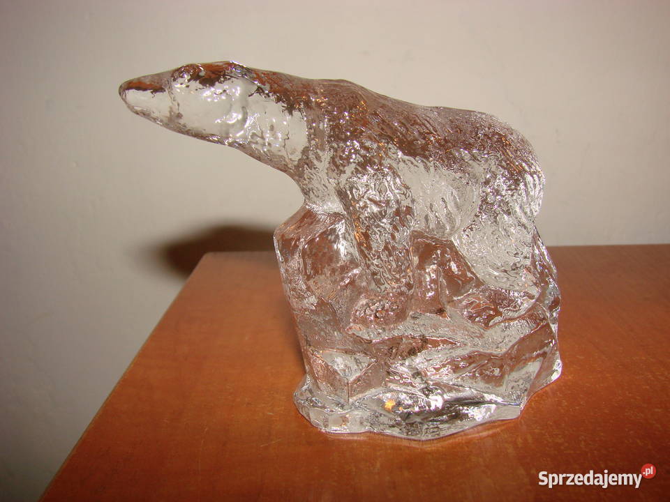 Niedźwiedź polarny przycisk do papieru Bergdala Pruszcz Gdański