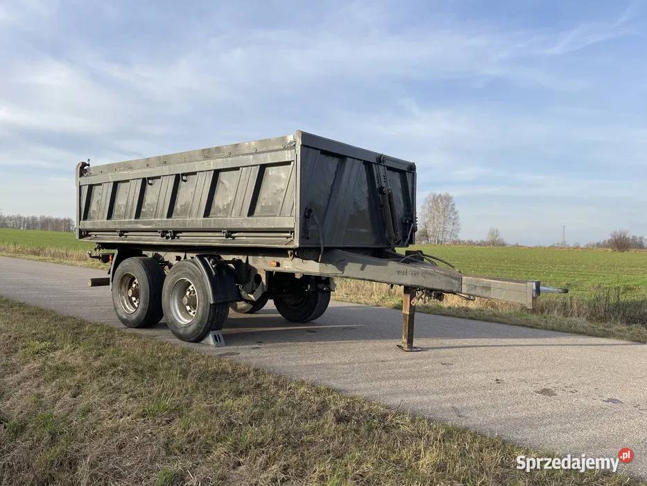 Przyczepa wywrotka tandem 18T MEILLER MZDA 182 3 Przyczepy rolnicze Rolnictwo Janów