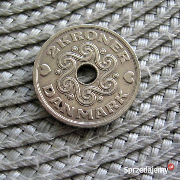 Dania 2 Korony 1992r Numizmatyka Kalisz sprzedam