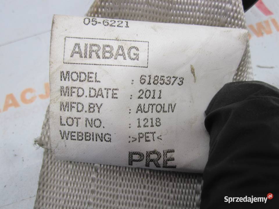 NISSAN LEAF I 11r pas bezpieczeństwa lewy