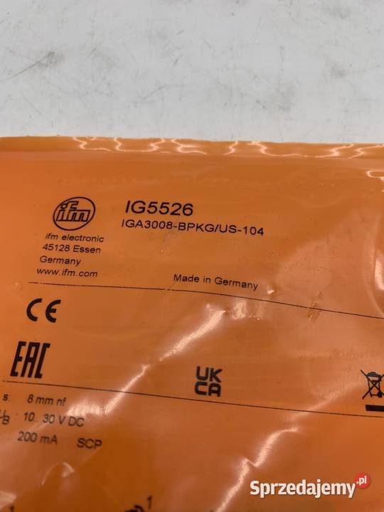 IFM IG5526 Czujnik indukcyjny Pozostałe Warszawa
