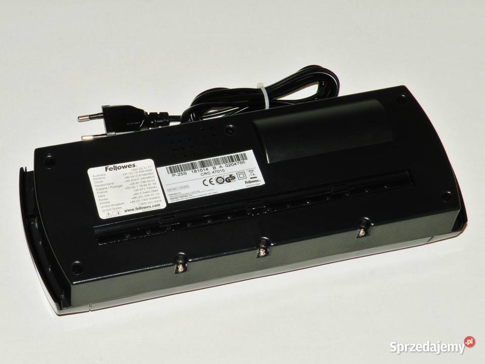 Niszczarka Fellowes Powershred P25S CRC 47010 Bydgoszcz sprzedam