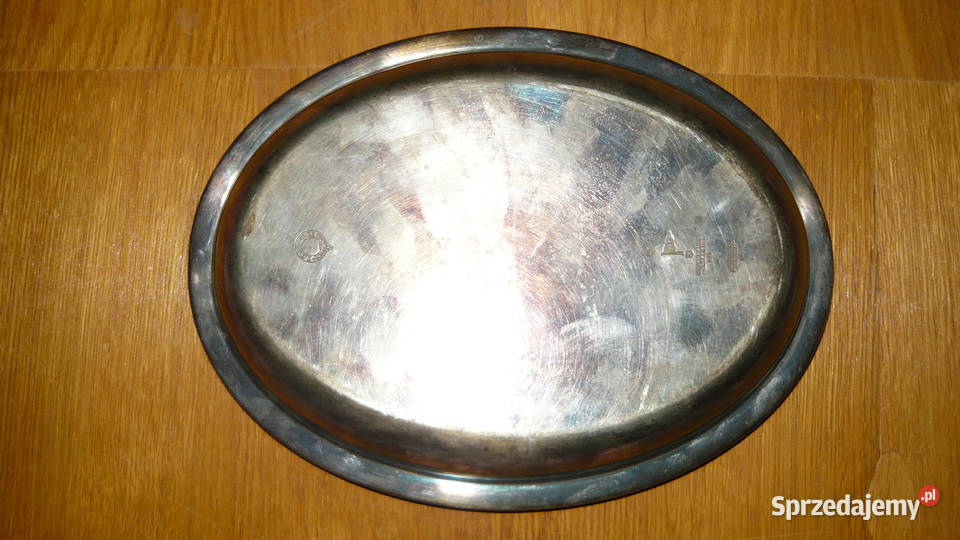 Tacka talerz patera posrebrzana dzielona z Sokółka sprzedam