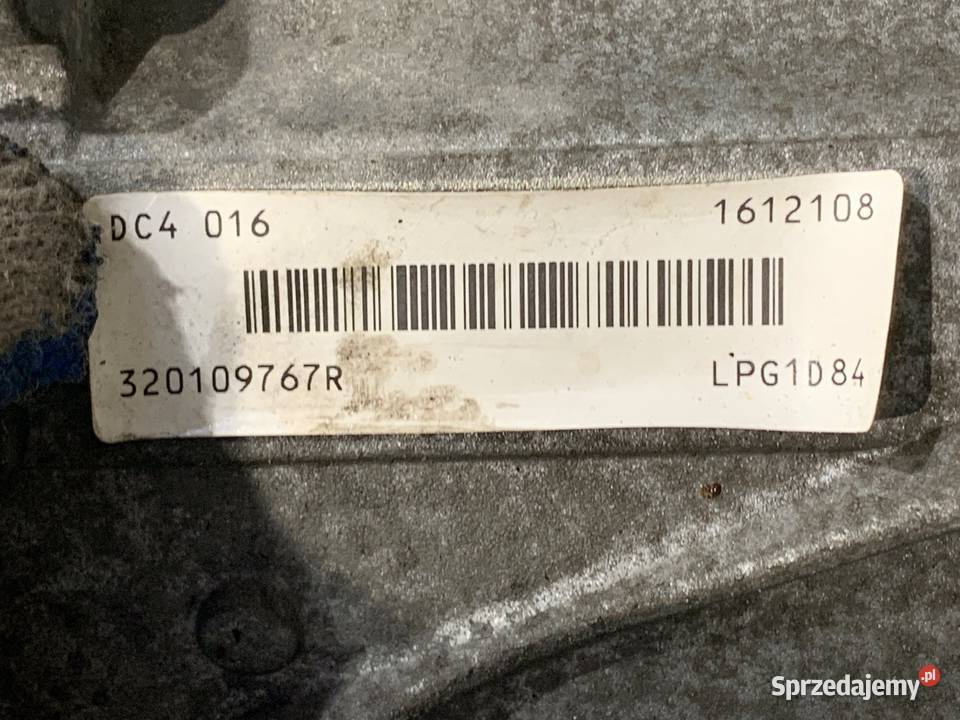 SKRZYNIA BIEGÓW RENAULT CAPTUR I DC4016 12 118