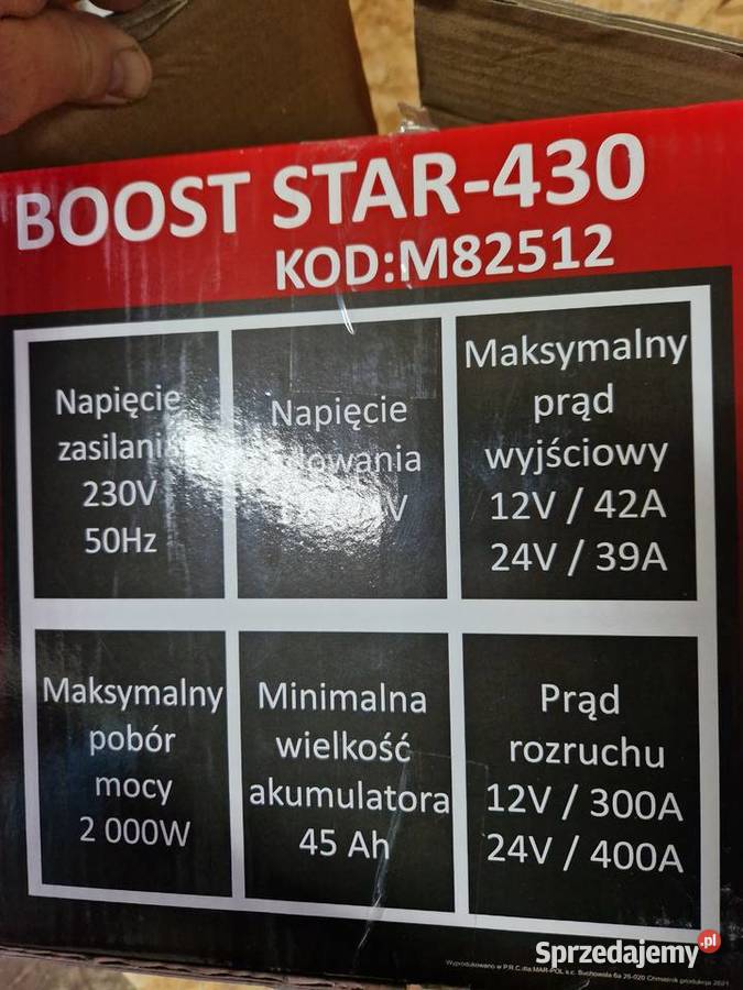 PROSTOWNIK Z ROZRUCHEM CLASS 430 LCD 40400Ah z wielkopolskie