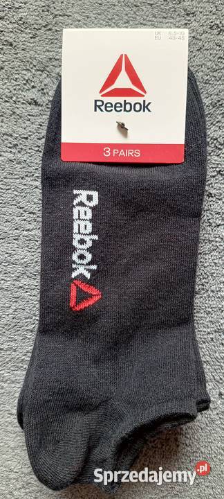 REEBOK skarpety 3pak rozmiary 4042 i 4345 kolor Ełk sprzedam