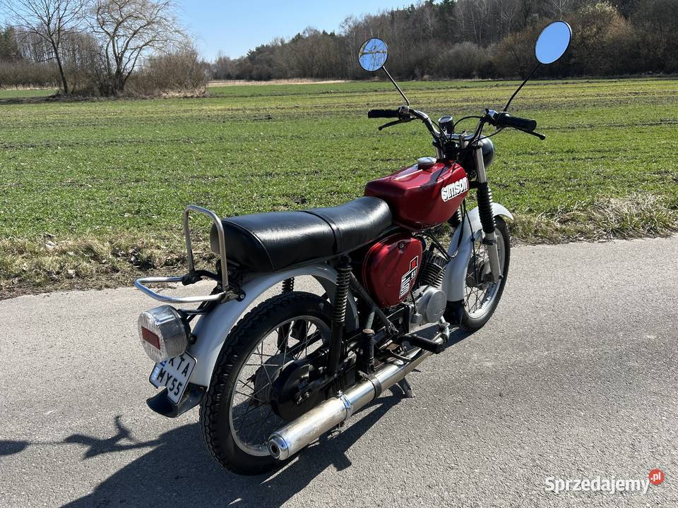 Simson S50 1979r zarejestrowany Zadbany zarejestrowany w Polsce Busko-Zdrój sprzedam