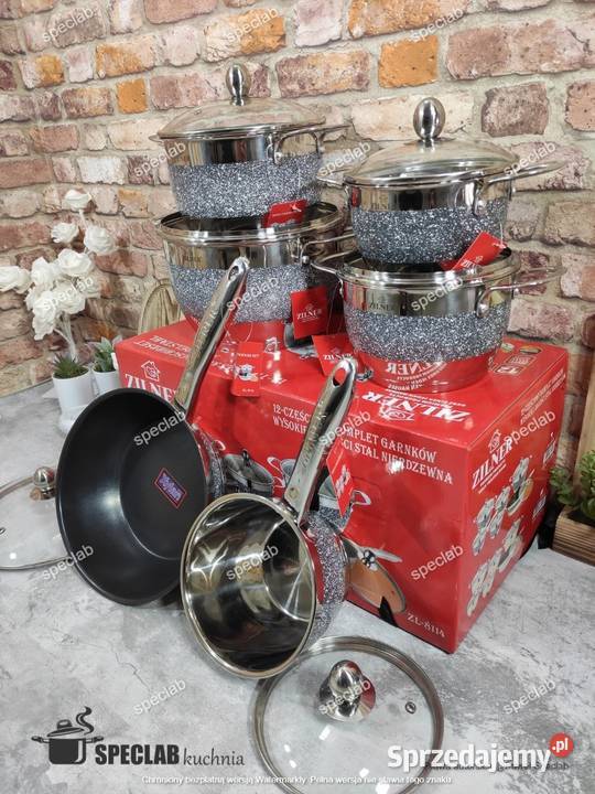 Garnki nierdzewne szare Łódź