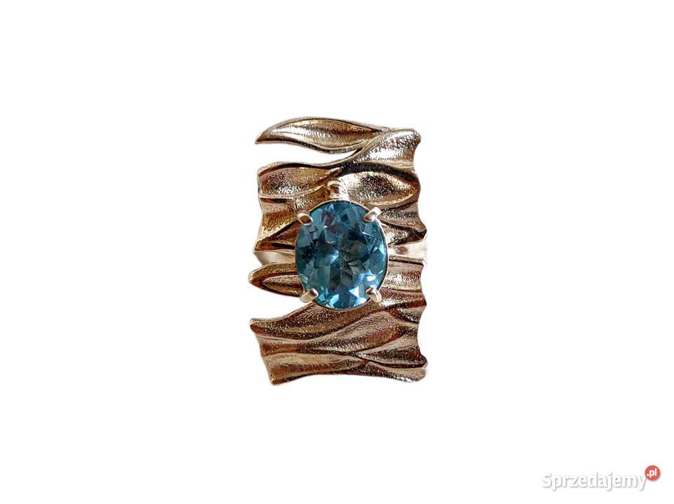 7378 Ekstrawagancki Blue Topaz Srebro Kędzierzyn-Koźle
