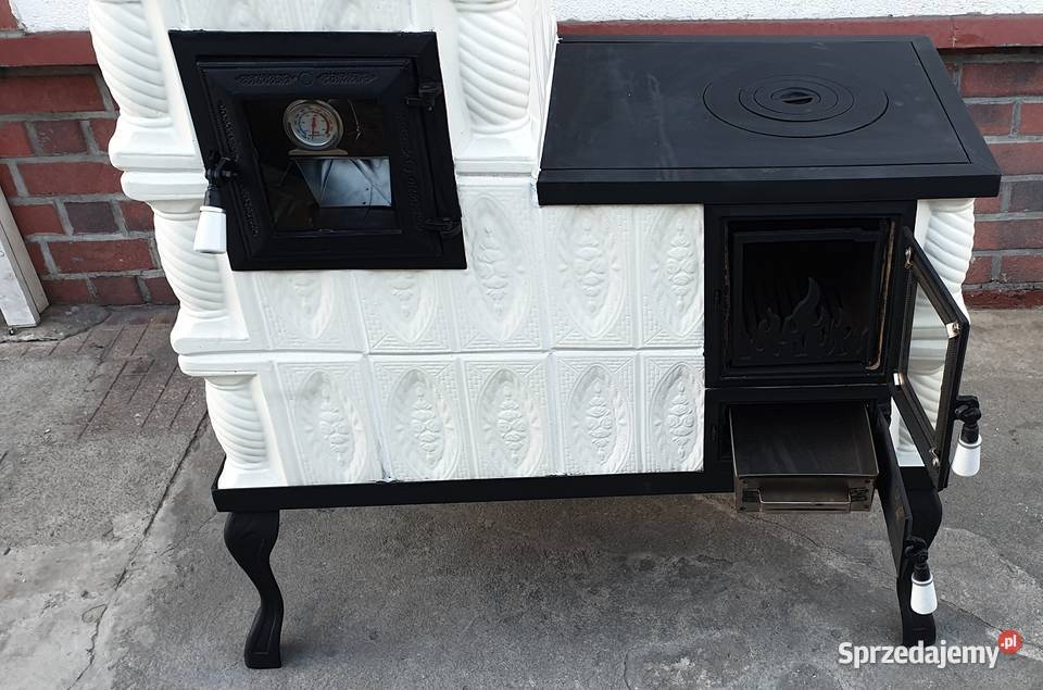 Klaudia kaflowa kuchnia przenośna w stylu retro Piece i kominki Wałbrzych sprzedam