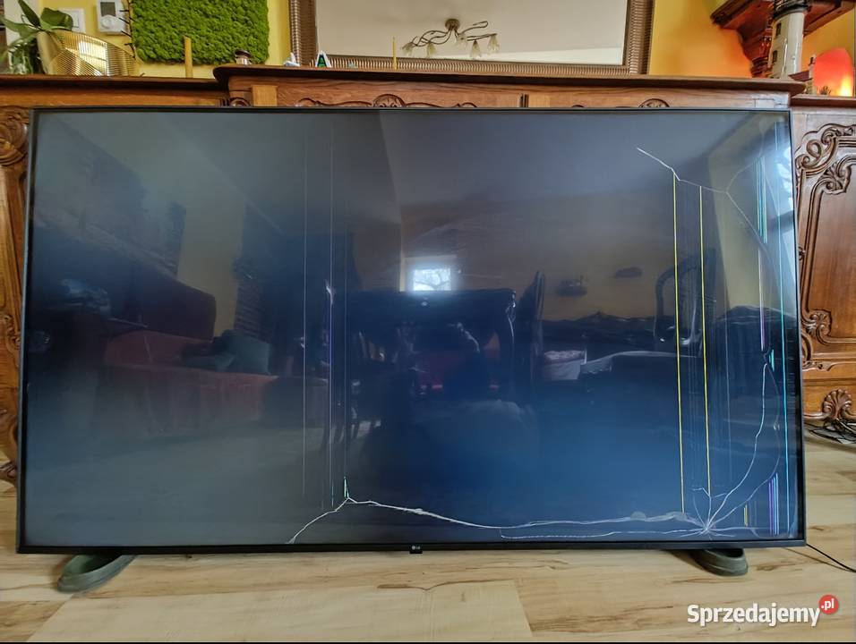 Telewizor 65UP77003LB LG uszkodzony Łódź