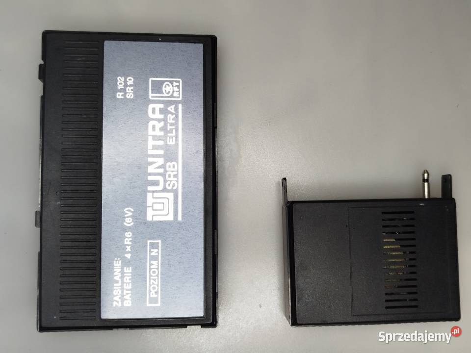 Unitra Miniaturowy odbiornik tranzystorowy R102 łódzkie Zgierz