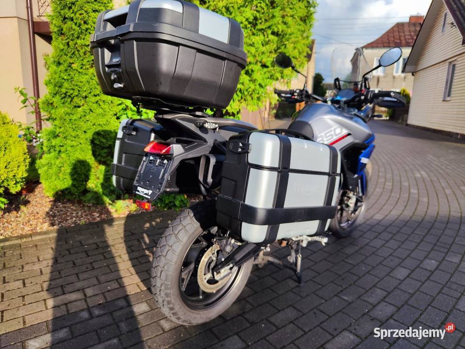 Triumph Tiger 850 Sport ABS 2021 komplet kufrów pierwszy właściciel Brańsk