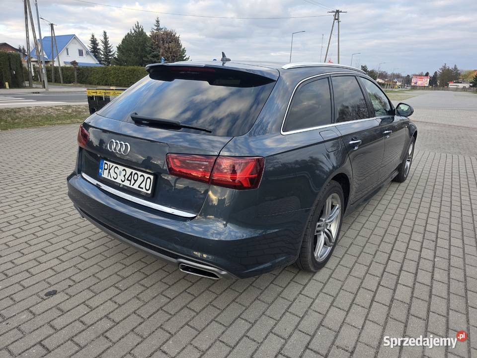 Audi A6 C7 lift SLine 20 TDI brązowe środki wielkopolskie Koło sprzedam