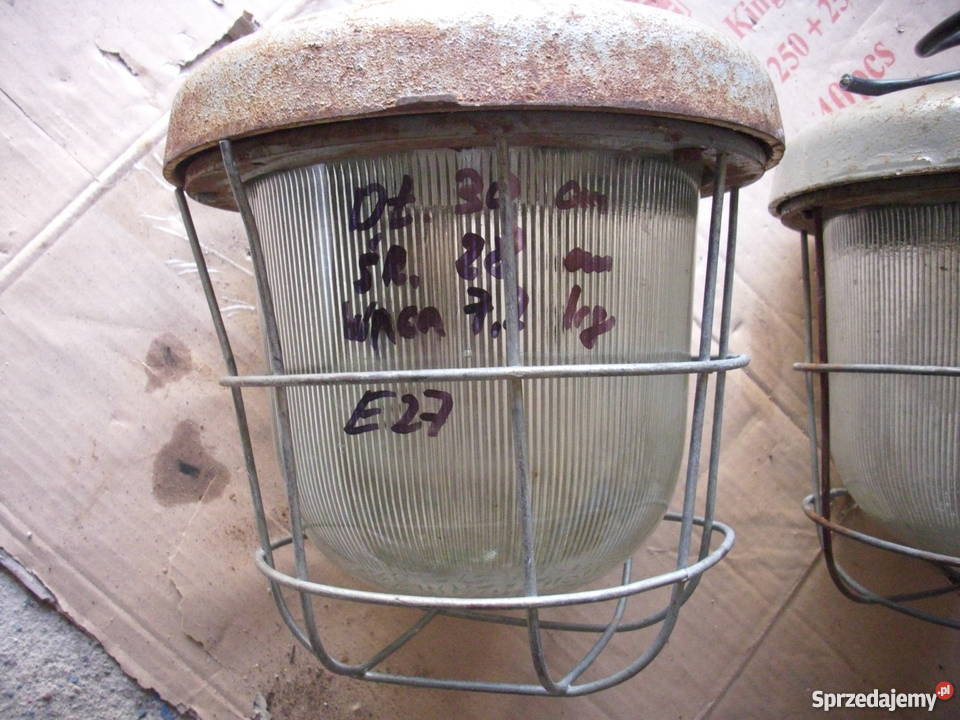 Żeliwo i szkło Lampa Industrialnaloft design Lipiany