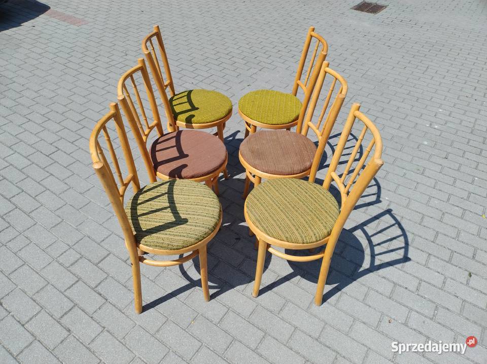 Krzesło PRL Thonet Fameg Radomsko lata 60 Urząd Gdynia