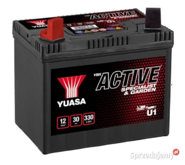 Akumulator 12V 30Ah YUASA U1 garden kosiarka
