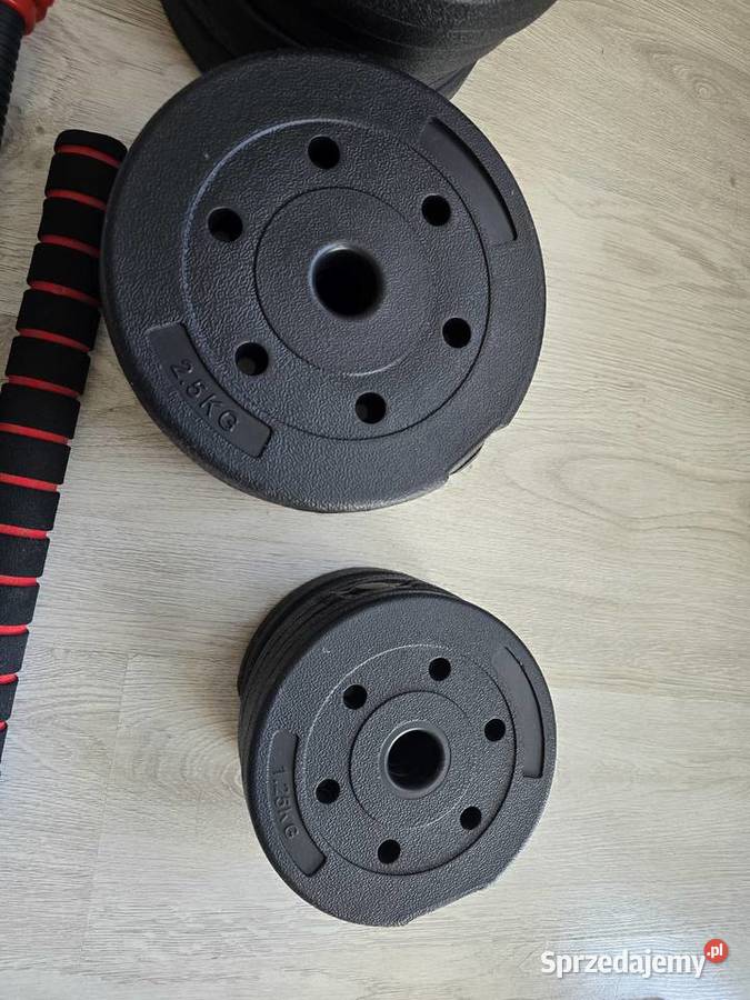 Sztangielka z obciążeniem