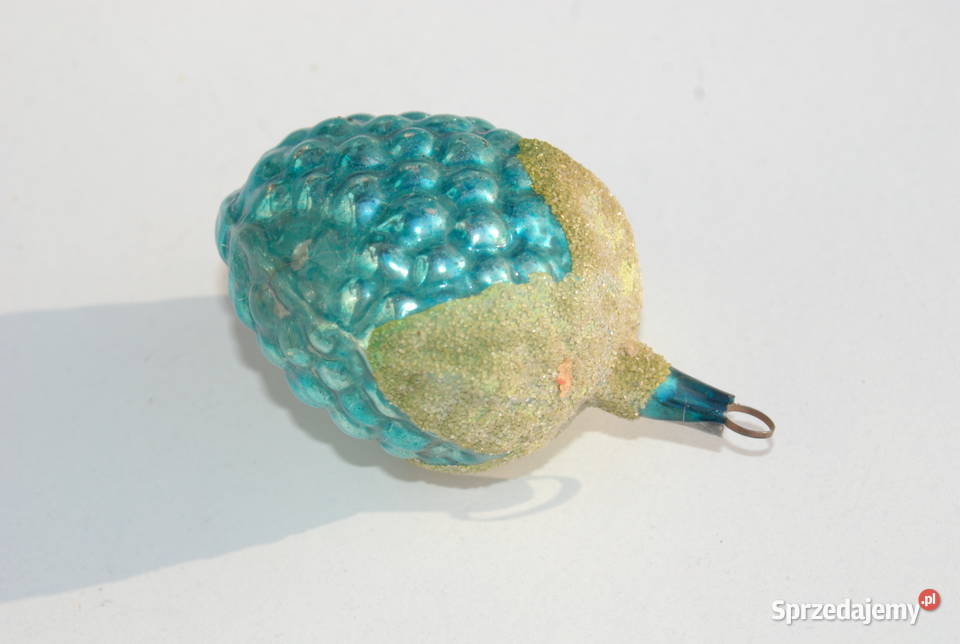 Stara bombka ozdoba choinkowa bańka szyszka Pozostałe Cieszyn