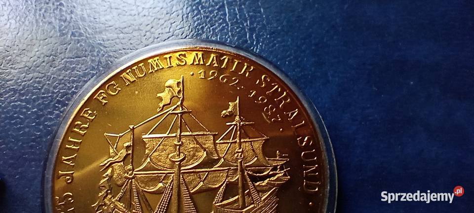 Stare monety Medal Stralsund Niemcy 119 podkarpackie Lesko