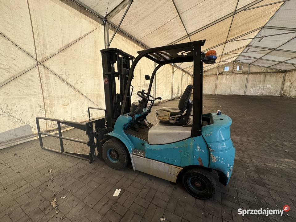 Widlak wózek widłowy Feller 15T diesel chwytak Solec Kujawski