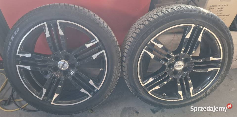 Opony zimowe z alufelgami 24545 R20 nowe Dziewkowice