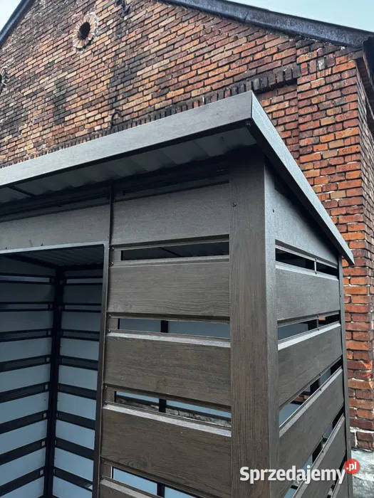 Domek ROD na narzędzia działke drewno Warszawa