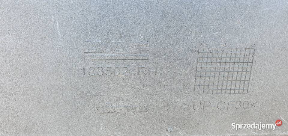 DAF XF STOPIEŃ STOPNICA NADKOLE PRAWE 1845024 Bieleń