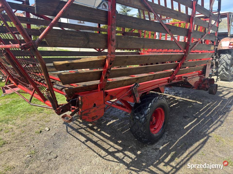Przyczepa samozbierająca przyczepy małopolskie Słopnice