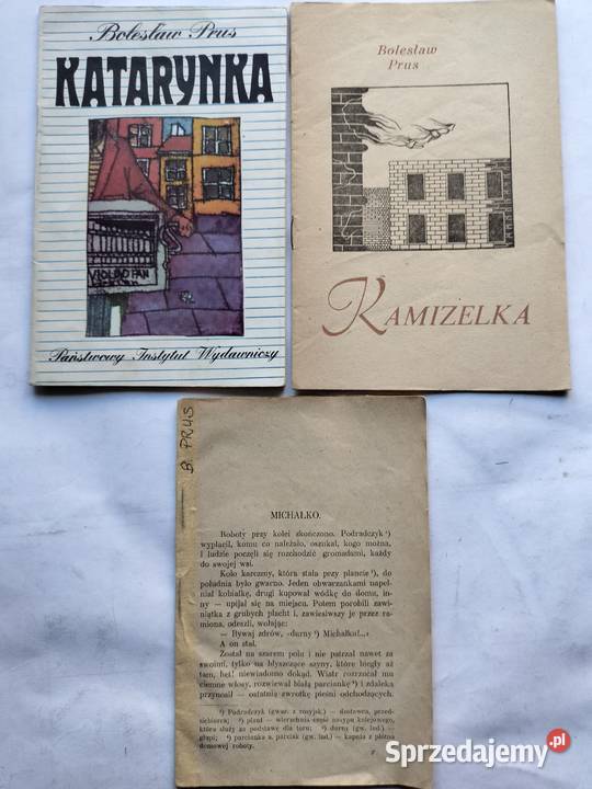 Katarynka Kamizelka Michałko nowele Bolesław Gdynia