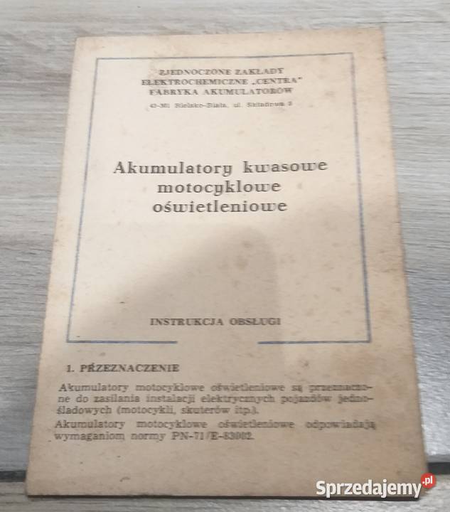 Insyrukcja Obsługi WSK 175 Zabrze