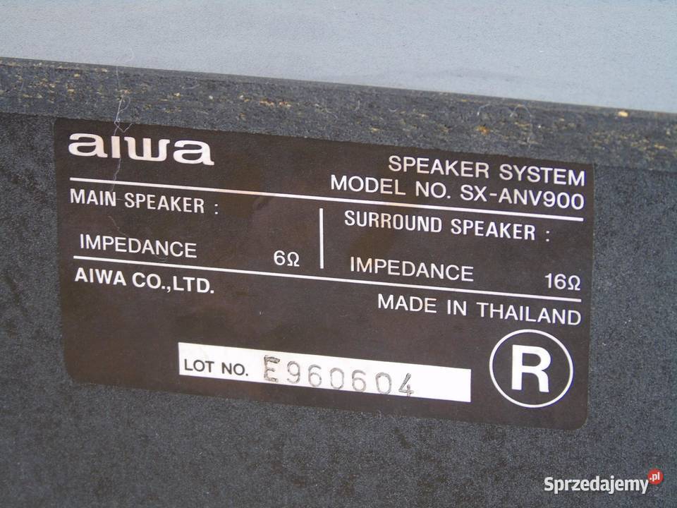 Kolumny Aiwa mocne i sprawne z surondomi DOSTAWA Jasło