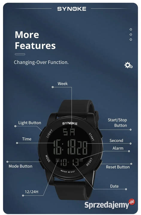 Zegarek elektroniczny cyfrowy sportowy Gorzów Wielkopolski