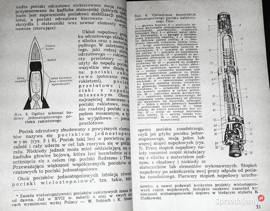 Rakiety Broń XX wieku Tadeusz Burakowski