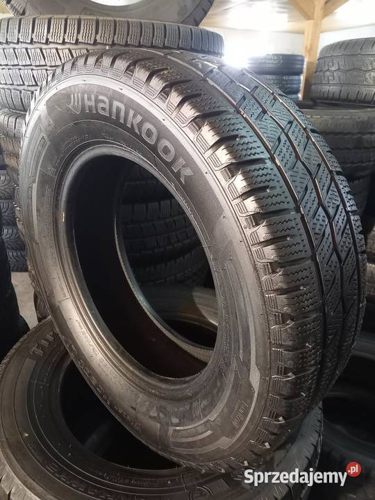 4x Opona UŻYWANA ZIMOWA BUS 22565R16C HANKOOK Zaścianki sprzedam