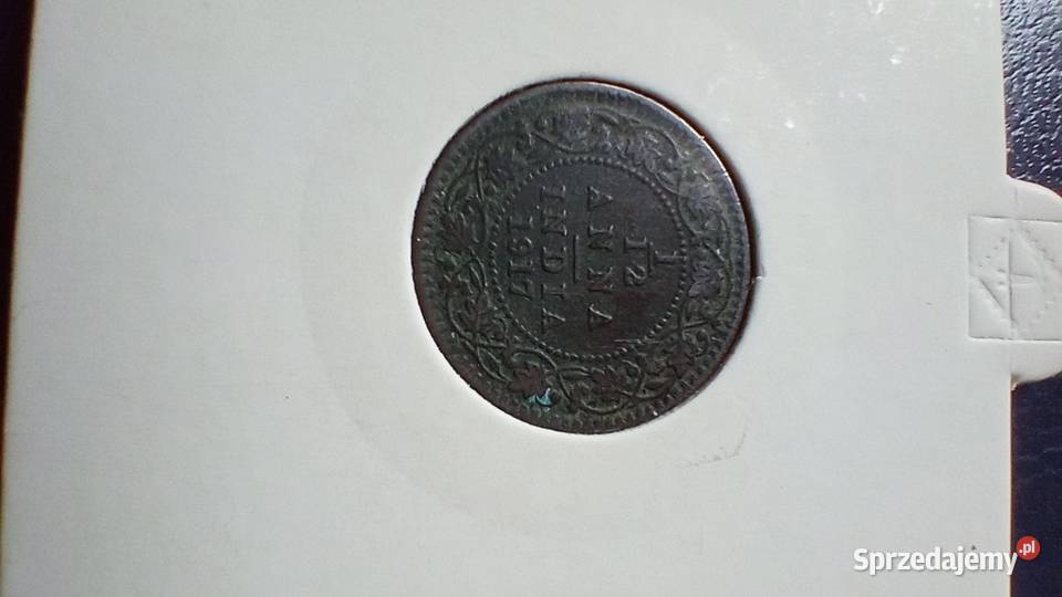 Stare monety 112 anny1917 Indie Brytyjskie Numizmatyka podkarpackie Lesko sprzedam