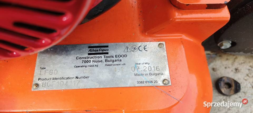 Zagęszczarka atlas Copco 2017 85 silnik GX 160 Pozostałe Namysłów