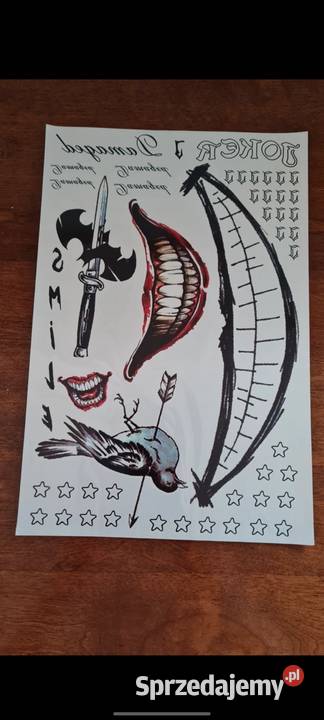 Tatuaż harlequin joker harleen quinzel tattoo Bielsko-Biała