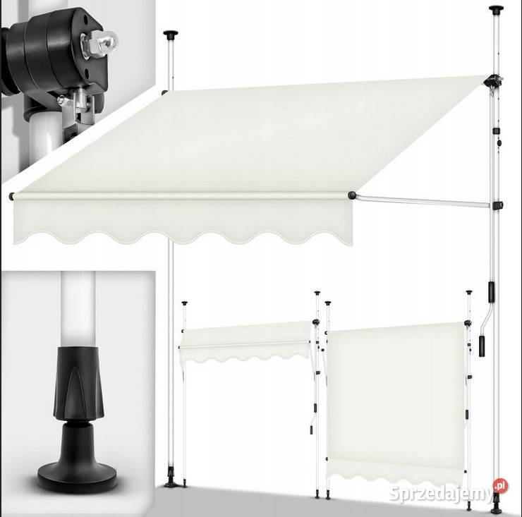 MARKIZA BALKONOWA 400 beżowa UV50 bez Pasłęk