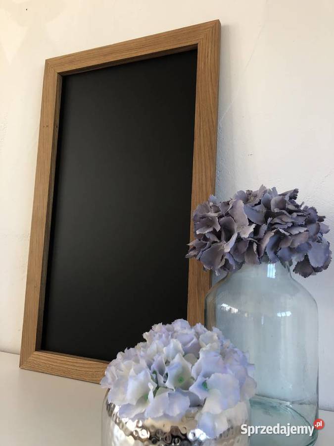 Tablica magnetyczno kredowa dębowa naturalne śląskie Brzuśnik sprzedam
