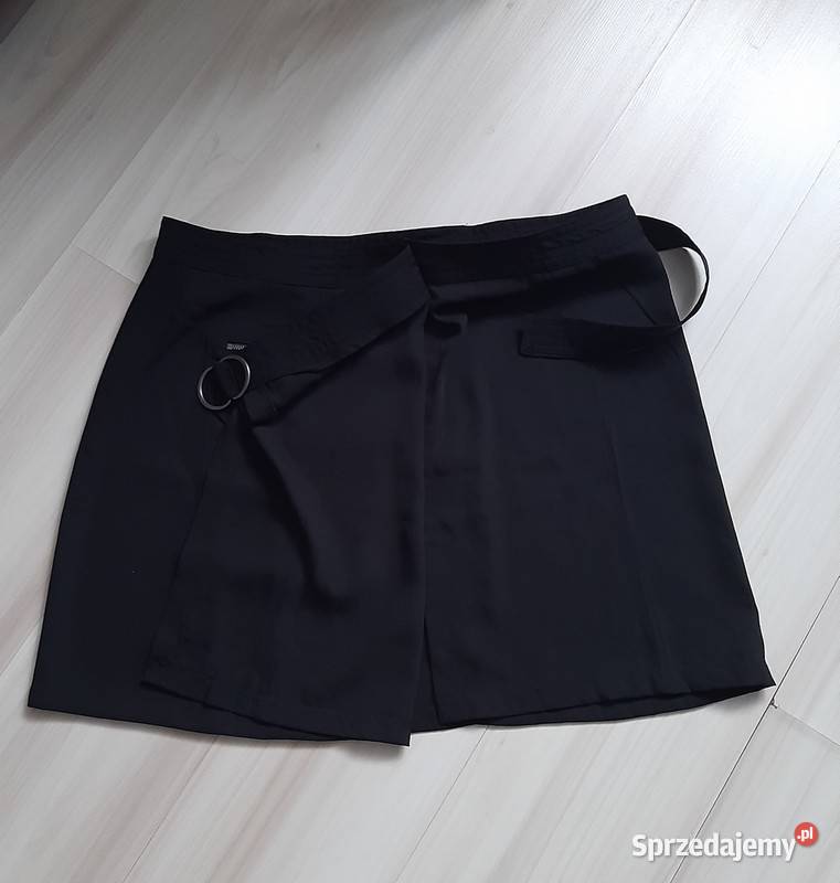Spódniczka kopertowa z kieszonką czarny Chorzów sprzedam