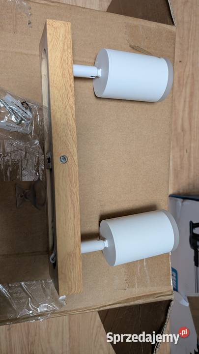 ZMH reflektor sufitowy 2 punktowy drewno GU10 Gliwice