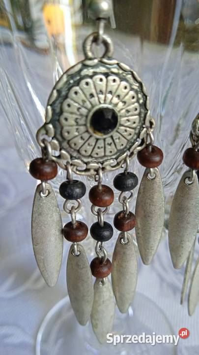 KOLCZYKI SREBRZONE ŁAPACZE SNÓW Piła